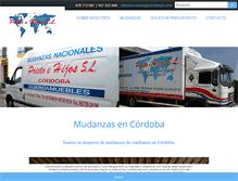 Tablet Screenshot of mudanzasprietoehijos.com
